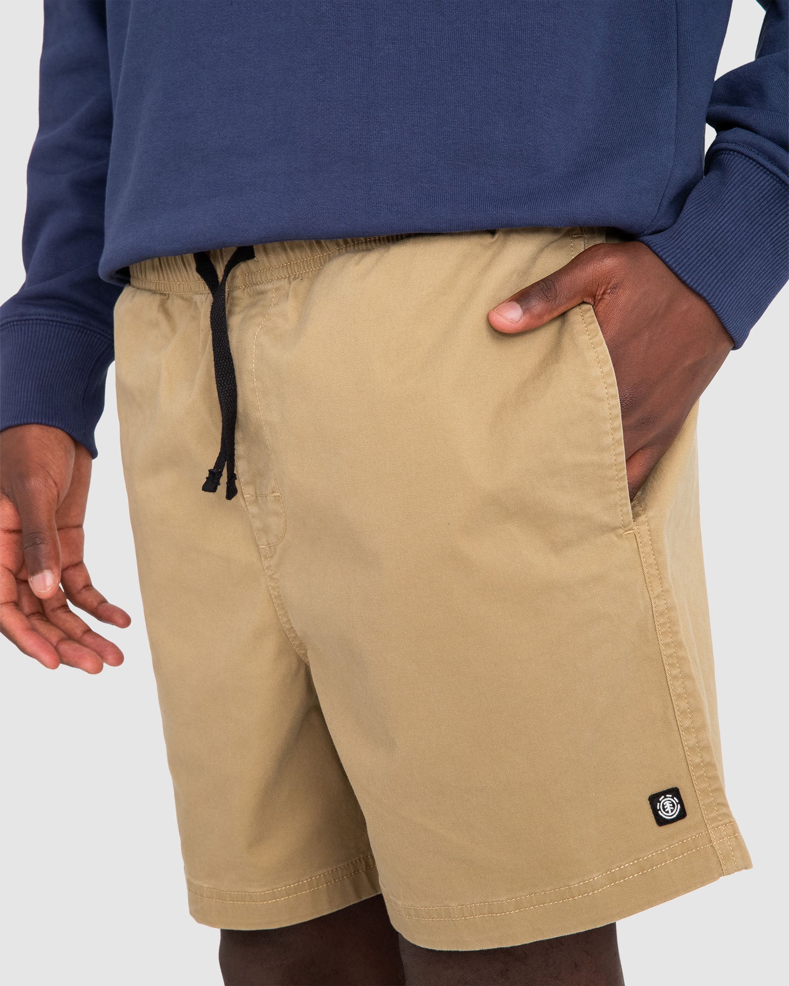 Mens Valley Twill Elasticized Shorts