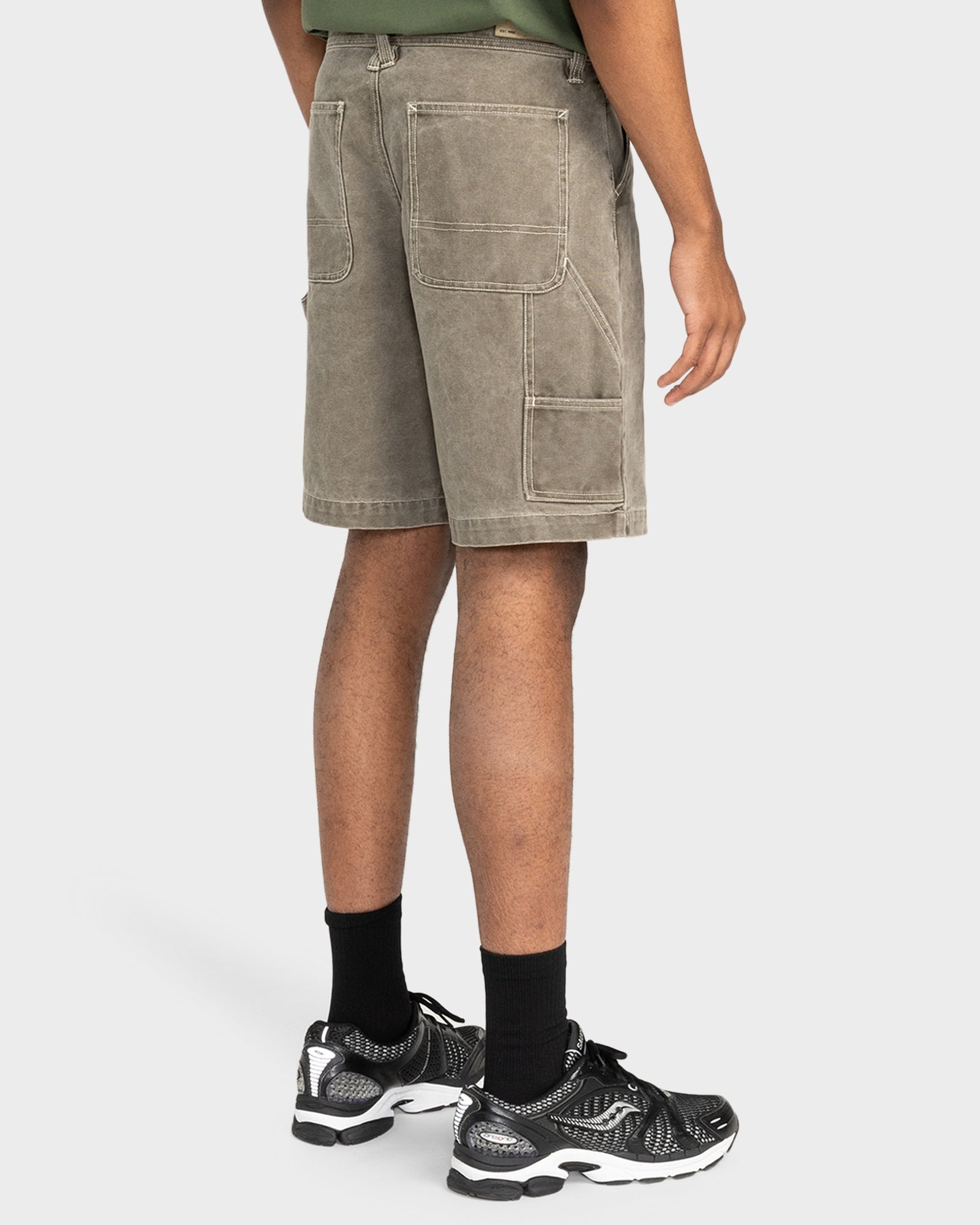 Mens Carpenter Canvas Cargo Shorts