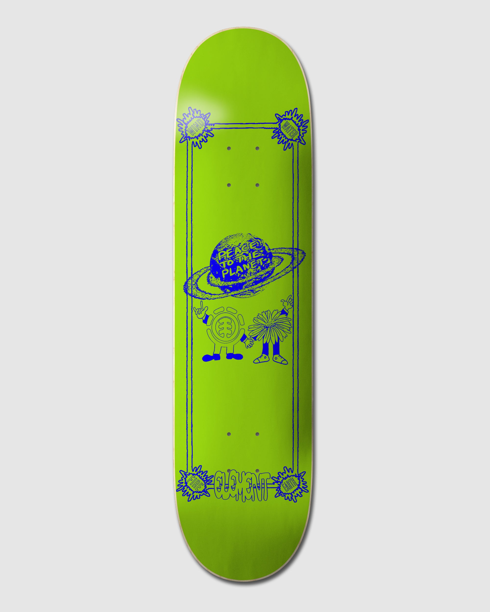 8.38"Planet Peace Skateboard Deck