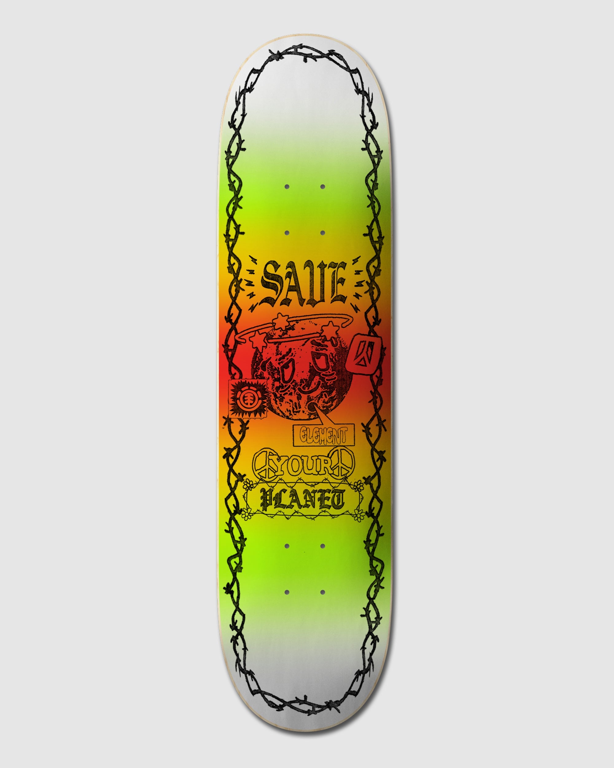 8.5" Planet Save Skateboard Deck